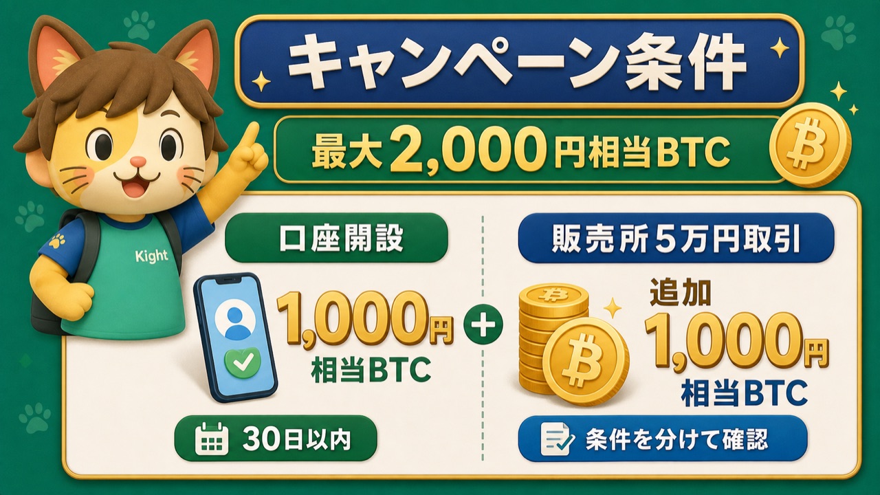 BitTrade紹介コードキャンペーン条件