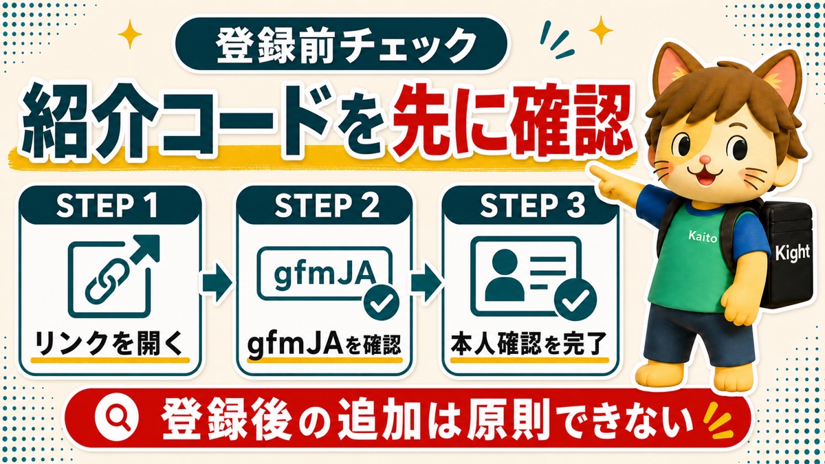 BitTrade登録前に紹介コードgfmJAを確認し本人確認を完了する3ステップ